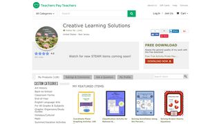Creative Learning Solutions Teaching Resources | Teachers Pay ...