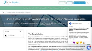 Smart Pension vs Creative Auto Enrolment - Workplace Pension ...