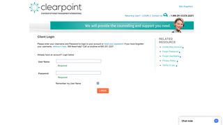 Login - Clearpoint Credit Counseling