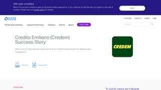 Credito Emiliano (Credem) Success Story | Micro Focus