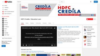 HDFC Credila - Education Loan - YouTube