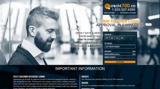 Payday loans without credit check Credit700.ca