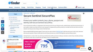 Secure Sentinel SecurePlus Identity and Fraud Protection | finder.com ...