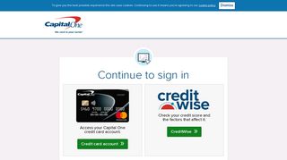 Sign in - Capital One