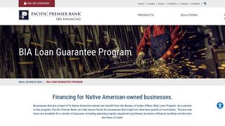 Bureau of Indian Affairs (BIA) Loan Guarantee Program | Pacific ...
