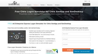 Citrix Logon Simulator - Free Logon Simulator | eG Innovations