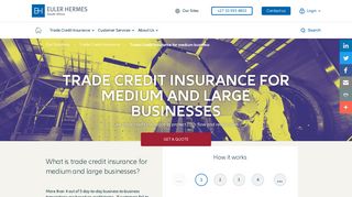 Credit insurance for medium & large businesses - Euler Hermes