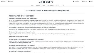 Jockey FAQ