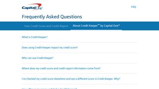 Capital One Credit Keeper