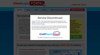 Client Login Portal