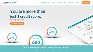 ScoreSense: Check Your Credit Score & Credit Report From All 3 ...