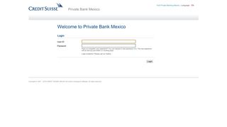 Private Bank Mexico - Credit Suisse