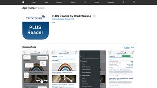 PLUS Reader by Credit Suisse on the App Store - iTunes - Apple