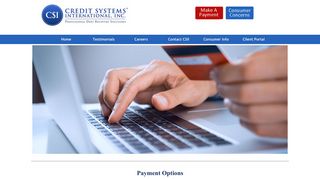 Credit Systems International - Payment Options