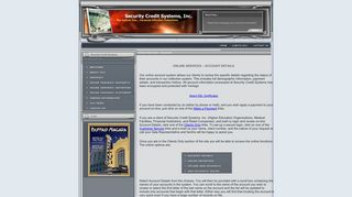 Online Services - Accounts - Security Credit Systems, Inc.