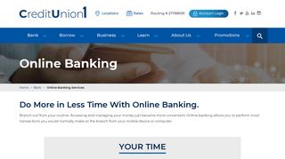 Online Banking - Bank | Credit Union 1