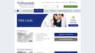 Visa Card - Consumers Credit Union