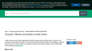 Croydon, Merton and Sutton Credit Union (CMSCU) | Croydon, Merton ...