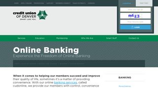 Online Banking - Credit Union of Denver