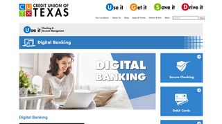 Digital Banking | Credit Union of Texas
