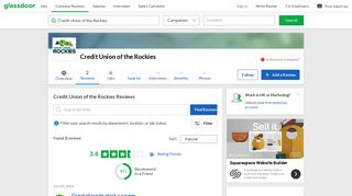 Credit Union of the Rockies Reviews | Glassdoor