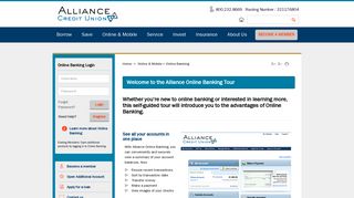 Alliance Credit Union - Online Banking