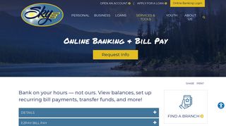 Online Banking & Bill Pay | Sky Federal Credit Union | Park County ...