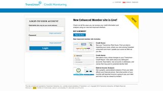 TransUnion Credit Monitoring: Online Personal Credit Reports ...