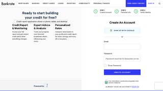 Free Credit Score & Reporting + Personalized Offers | Bankrate
