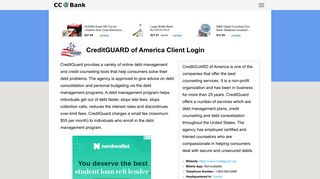 CreditGUARD of America Client Login - CC Bank
