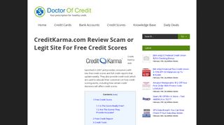 CreditKarma Review Scam or Legit Site For Free Credit Scores
