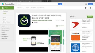 CreditMantri–Free Credit Score, Loans, Credit Card - Apps on Google ...