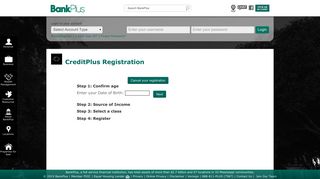 CreditPlus Registration | BankPlus