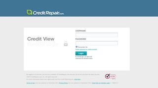 Credit Repair: Credit Score and Report View