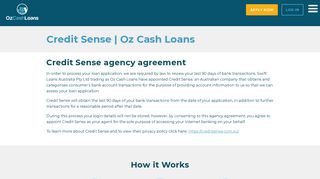 Credit Sense | Oz Cash Loans