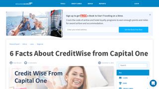 6 Facts About CreditWise from Capital One - RewardExpert.com
