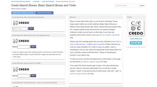 Basic Search Boxes and Tools - Credo Search Boxes - LibGuides at ...