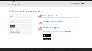 Login to Creekside At Taylor Square Resident Services | Creekside At ...
