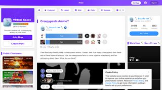 Creepypasta Amino? | Virtual Space Amino
