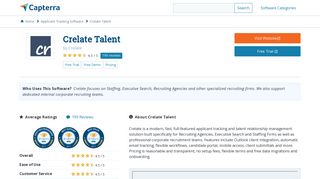 Crelate Talent Reviews and Pricing - 2019 - Capterra