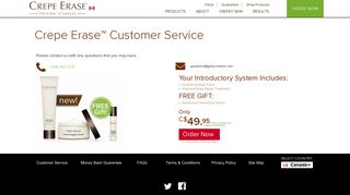 Customer Service | Crépe Erase™ Canada