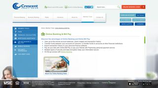 Online Banking - Crescent Credit Union Financial Services