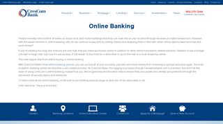 Online Banking with CresCom Bank | Myrtle Beach Banks
