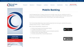 Mobile Banking | CresCom Bank