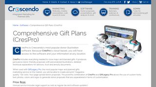 Comprehensive Planned Giving Software (CresPro) - Crescendo ...