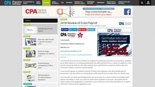 2018 Review of Crest Payroll | CPA Practice Advisor