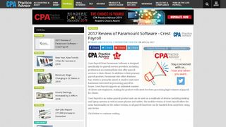 2017 Review of Paramount Software - Crest Payroll