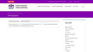 Crestwood High | Attendance - Crestwood High School's - Sumter ...