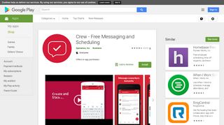 Crew - Free Messaging and Scheduling - Apps on Google Play