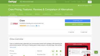 Crew Pricing, Features, Reviews & Comparison of Alternatives ...